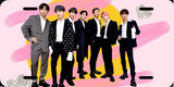 BTS K-pop Boys Group Metal License Plate Handmade Collectible Table Lamp Best Gift
