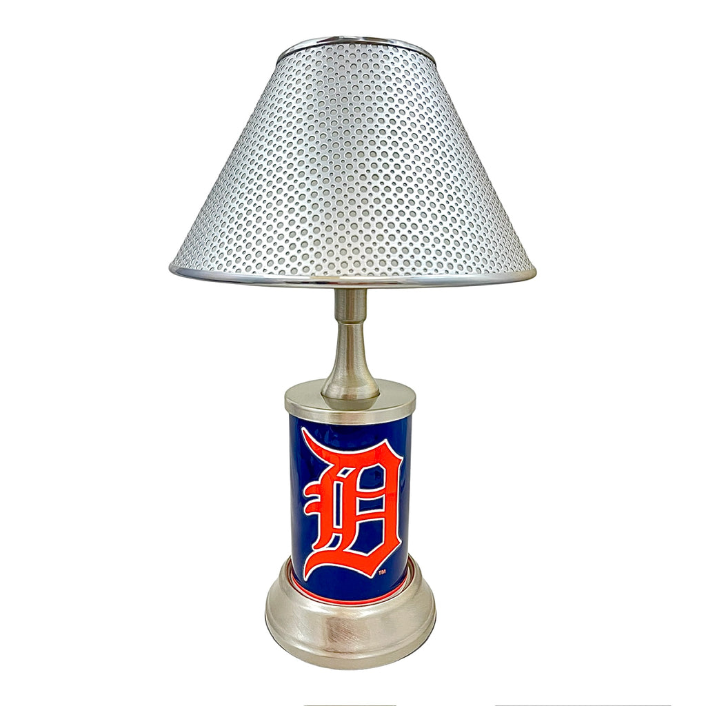 MLB Detroit Tigers Metal Plate Exclusive Collectible Handmade Sport Table Desk Lamp Best Gift Ever