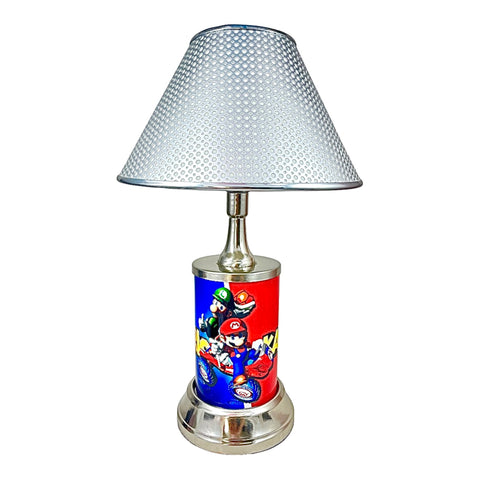Mario Kart #2 Metal License Plate Exclusive Handmade Table Lamp Best Gift