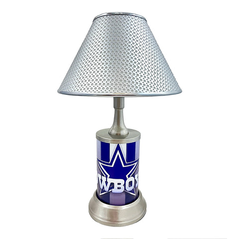 NFL Dallas Cowboys Star Star & Stripe Metal Sign License Plate Exclusive Collectible Sport Table Desk Lamp Best Gift Ever