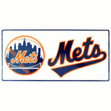 MLB New York Mets Official Metal Sign License Plate Exclusive Collectible Sport Table Desk Lamp Best Gift Ever