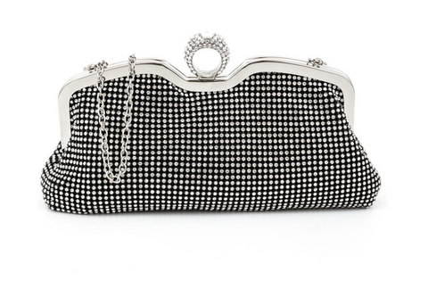 A4043 Classy Small Rhinestone Party Dinner Cross-body Evening Clutch Purse SALE