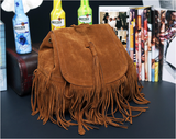 C8002 Large Faux Suede Fringe Tassels Backpack SALE.