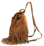C8002 Large Faux Suede Fringe Tassels Backpack SALE.
