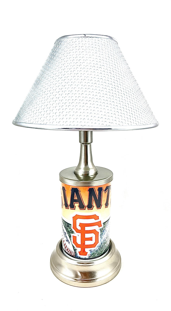 MLB San Francisco Giants Official License Plate Collectible Table / Desk Lamp.