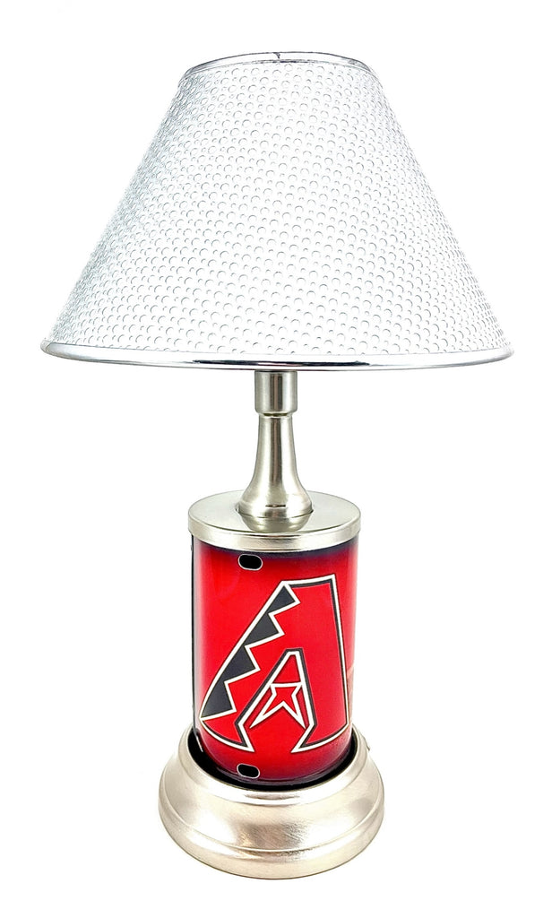 MLB Arizona Diamondbacks Official License Plate Collectible Table / Desk Lamp.