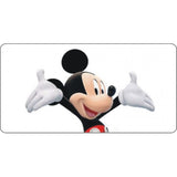 Mickey Mouse Welcome Metal License Plate Collectible Table / Desk Lamp