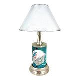 NFL Miami Dolphins Official Metal Sign License Plate Exclusive Collectible Sport Table Desk Lamp Best Gift Ever