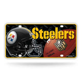 NFL Pittsburgh Steelers Official Metal Sign License Plate Exclusive Collectible Sport Table Desk Lamp Best Gift Ever
