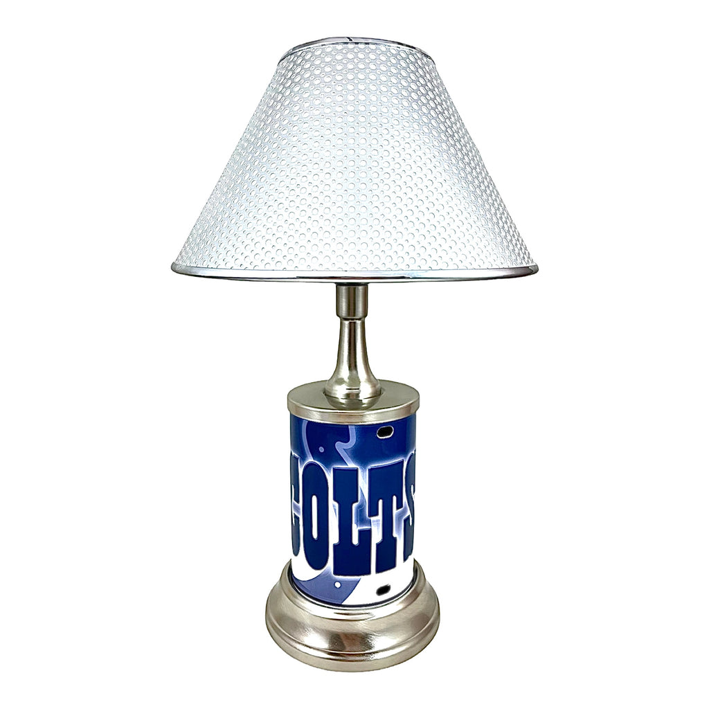NFL Indianapolis Colts Official Metal Sign License Plate Exclusive Collectible Sport Table Desk Lamp Best Gift Ever