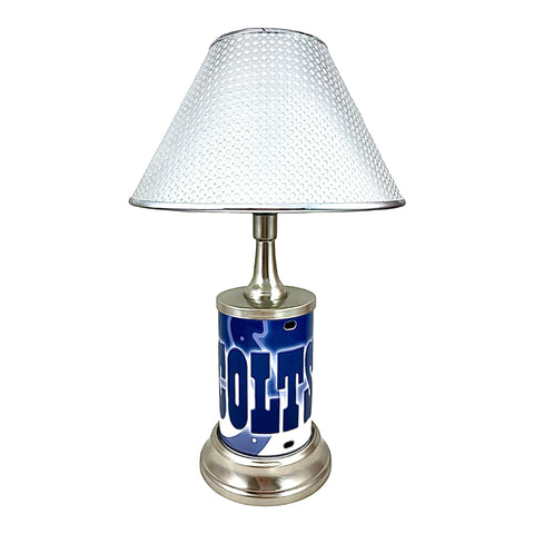 NFL Indianapolis Colts Official Metal Sign License Plate Exclusive Collectible Sport Table Desk Lamp Best Gift Ever