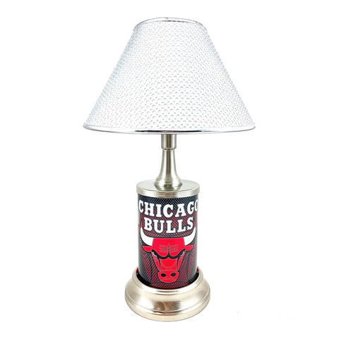 NBA Chicago Bulls Official License Plate Metal Sign Handmade Sport Collectible Table Desk Lamp