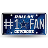 NFL Dallas Cowboys #1 FAN Official Metal Sign License Plate Exclusive Collectible Sport Table Desk Lamp Best Gift Ever