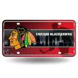 NHL Chicago Blackhawks Official Metal Sign License Plate Exclusive Collectible Sport Table Desk Lamp Best Gift Ever