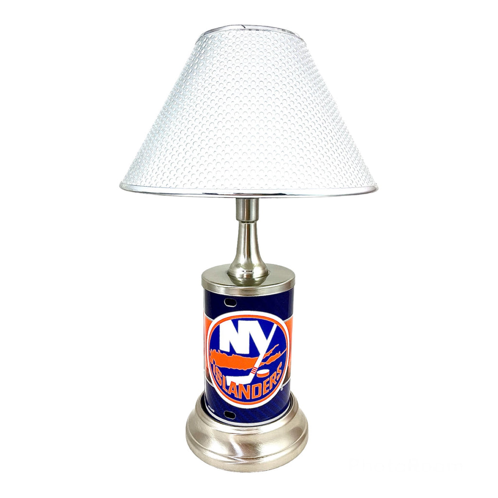 NHL New York Islanders Official Metal Sign License Plate Exclusive Collectible Sport Table Desk Lamp Best Gift Ever
