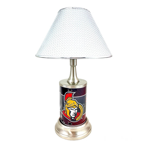 NHL Ottawa Senators Official Metal Sign License Plate Exclusive Collectible Sport Table Desk Lamp Best Gift Ever