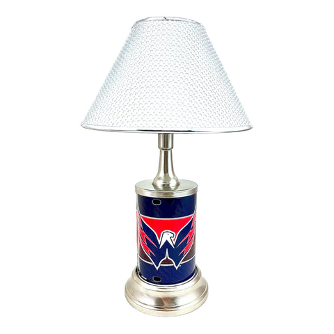 NHL Washington Capitals Official Metal Sign License Plate Exclusive Collectible Sport Table Desk Lamp Best Gift Ever