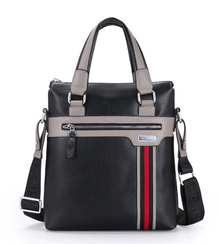 B5004 Pebble Embossed Genuine Leather Computer Tablet Cross-body Handbag Clearance