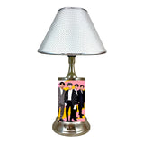 BTS K-pop Boys Group Metal License Plate Handmade Collectible Table Lamp Best Gift