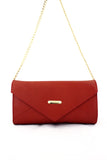 8674030 FFANY Exclusive Genuine Leather / Patent Leather Cross-body Envelop Clutch Evening Purse SALE.