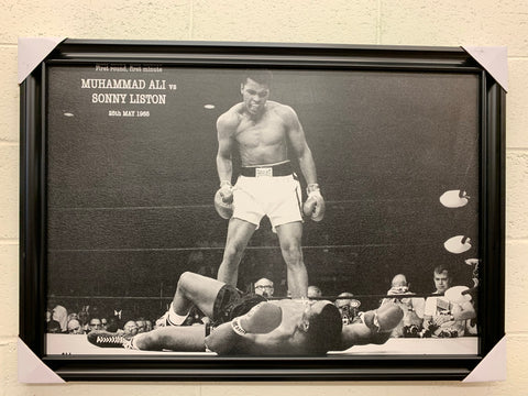 24"x36" MUHAMMAD ALI VS. SONNY LISTON - Horizontal