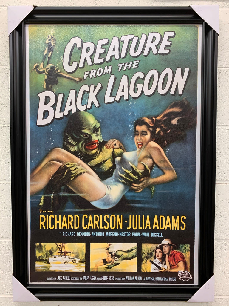 24"x36" CREATURE FROM THE BLACK LAGOON.