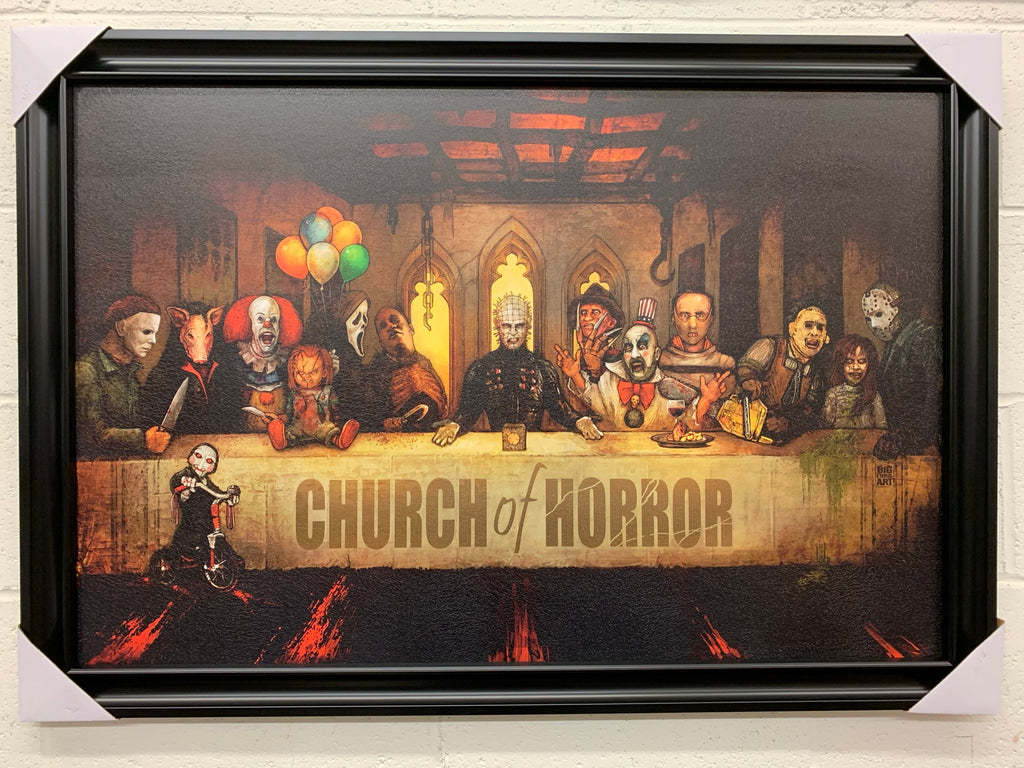 24"x36" Big Chris Art - Slasher Super "Church of Horror".