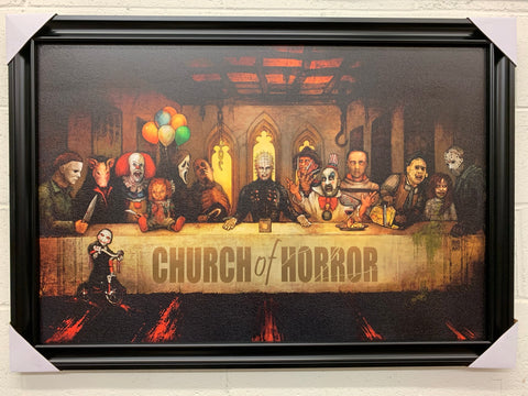 24"x36" Big Chris Art - Slasher Super "Church of Horror"