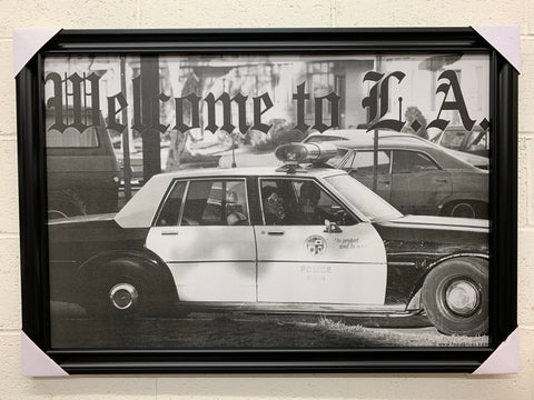 24"x36" WELCOME TO L.A. (COP GIVING THE FINGER)