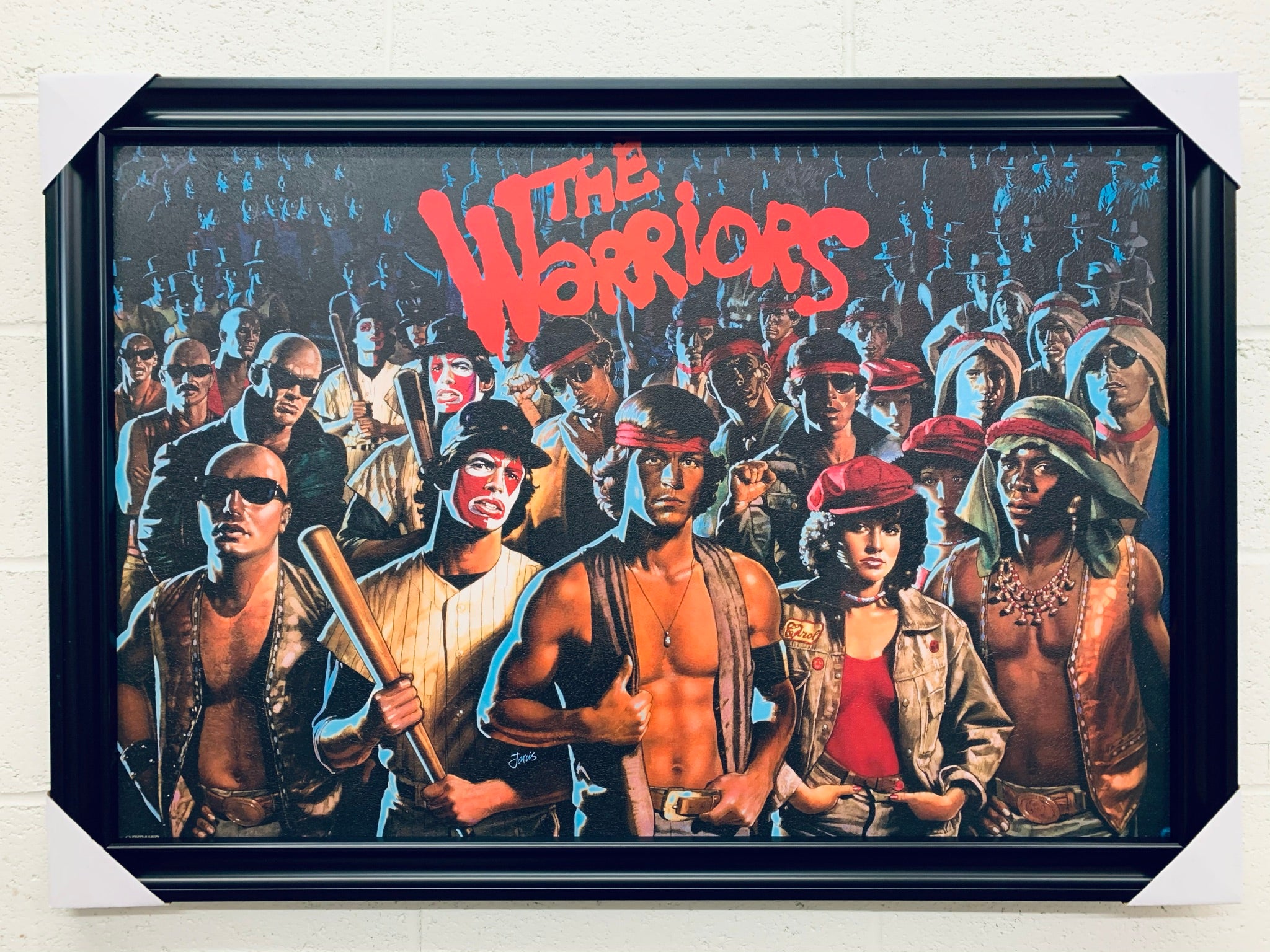 Warriors popular Movie Poster Framed 1979