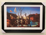 24"x36" Salvador Dali - Swans Reflecting Elephants.