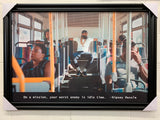 NIPSEY HUSSLE - On Bus LA Metro 24x36 Handmade Framed Poster