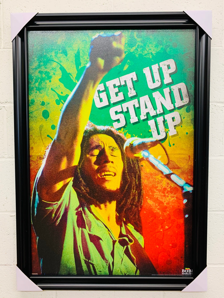 24"x36" BOB MARLEY - Get Up Stand Up.