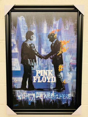 24"x36" PINK FLOYD - Wish You Were Here BLK by Fishwick