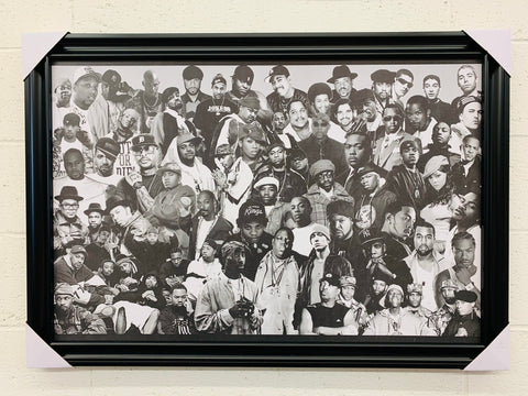 24"x36" RAP & HIP HOP - PHOTO COLLAGE