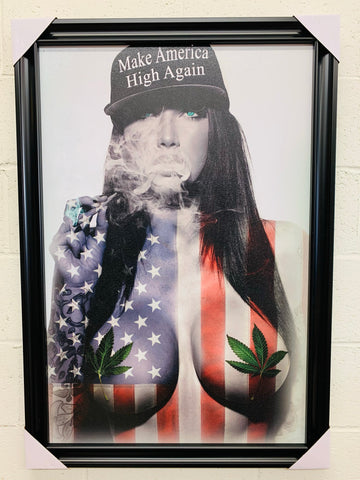 24"x36" Make America High Again by Daveed Benito