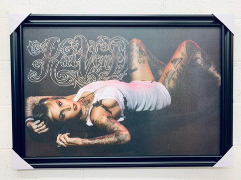 24"x36" Kat Von D - Lay Down