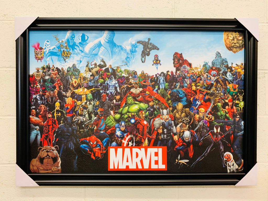 24"x36" All Marvel Characters.