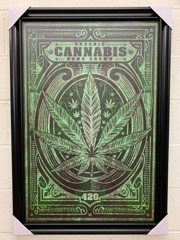 24"x36" Organic Home Grown Cannabis