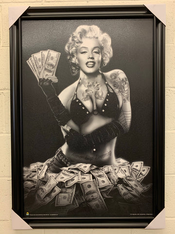 24"x36" Marilyn Monroe - Money Shot