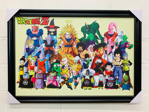24"x36" Dragon Ball Z Anime Collage