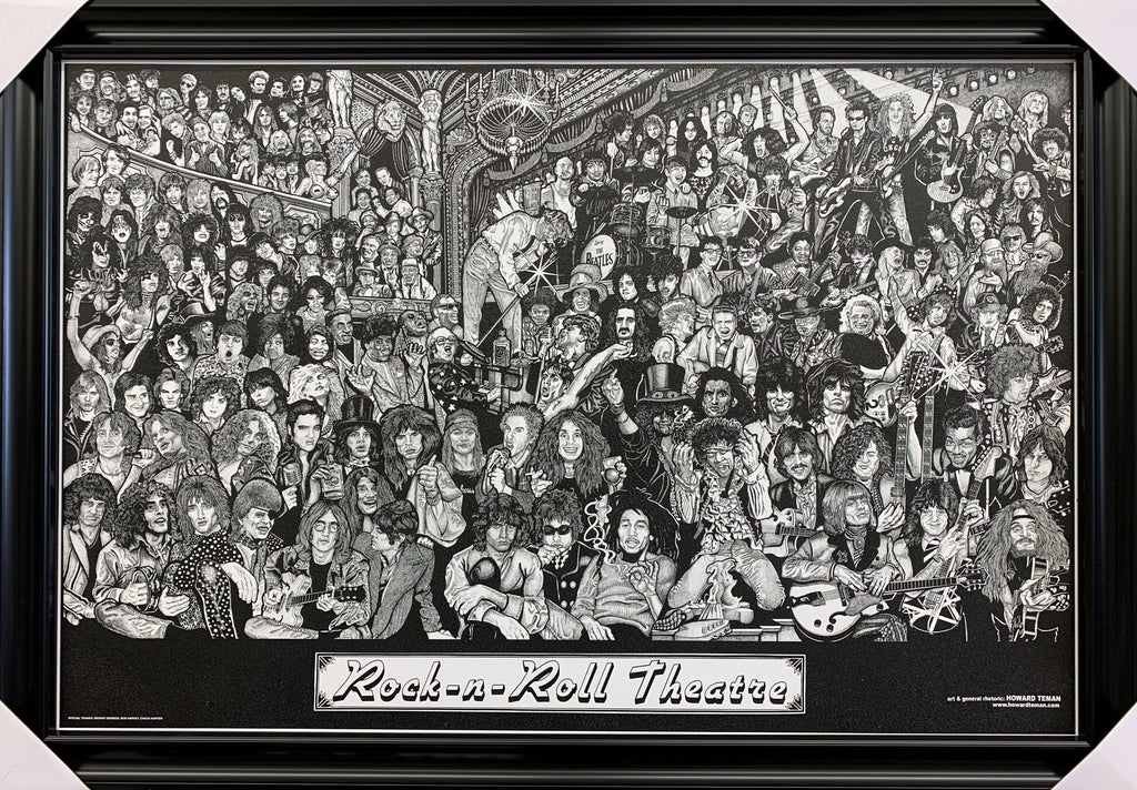 24"x36" Rock-n-Roll Theatre By Howard Teman.