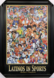 24"x36" Latinos in Sports By Gonzalo Plascencia.