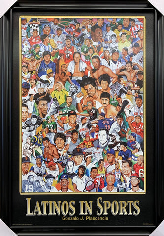 24"x36" Latinos in Sports By Gonzalo Plascencia