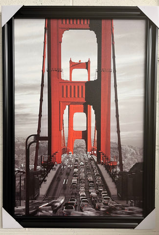 24"x36" Golden Gate Bridge Towers San Francisco By David Sanger