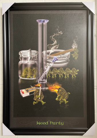 24"x36" Marijuana - Weed Party