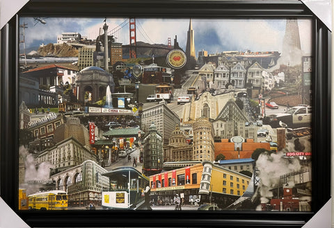 24"x36" San Francisco - Landmarks Collage