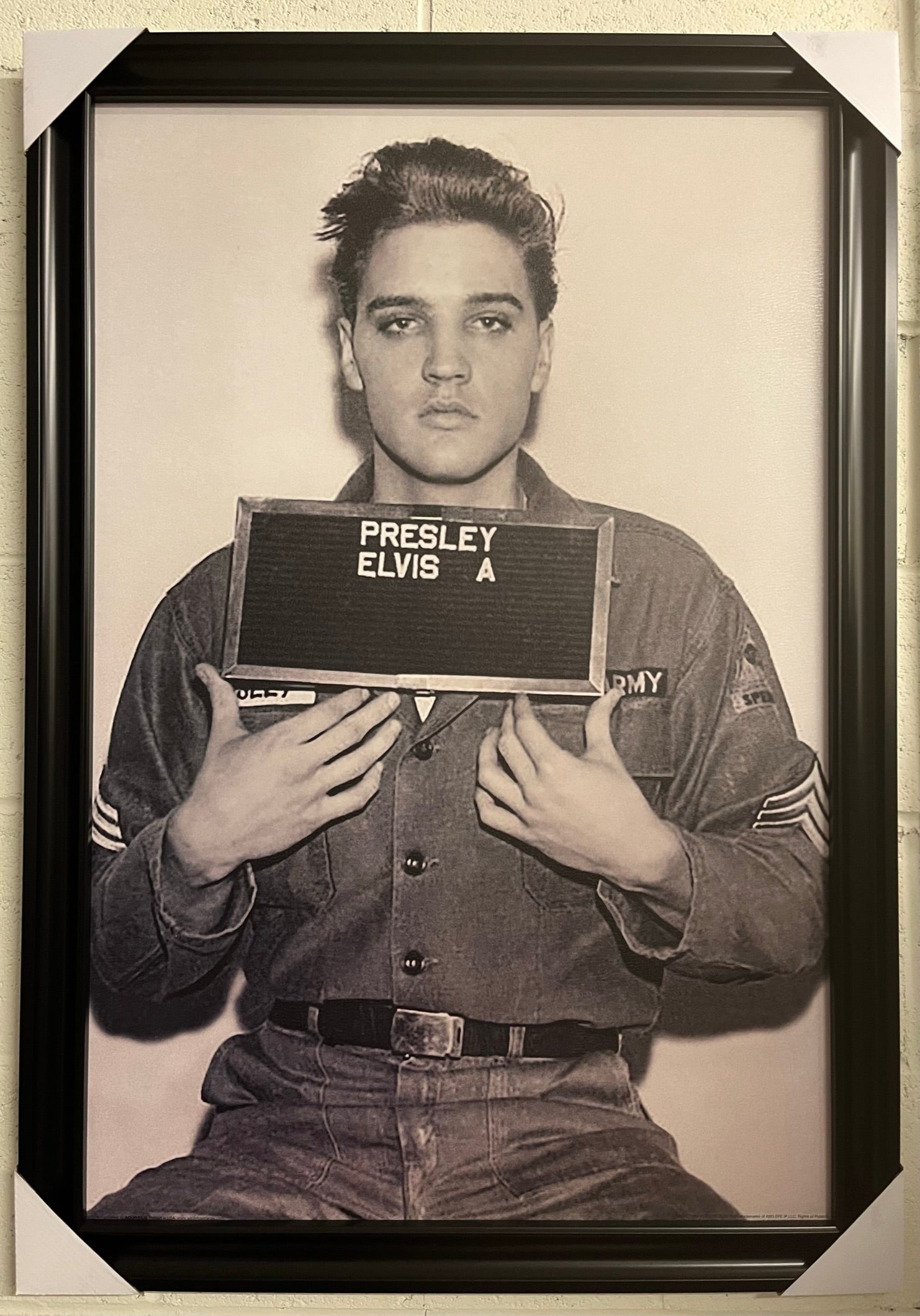 Affiche Photo Elvis Presley Format A4 – Impression Qualité, Sans Cadre, Déco Murale Vintage