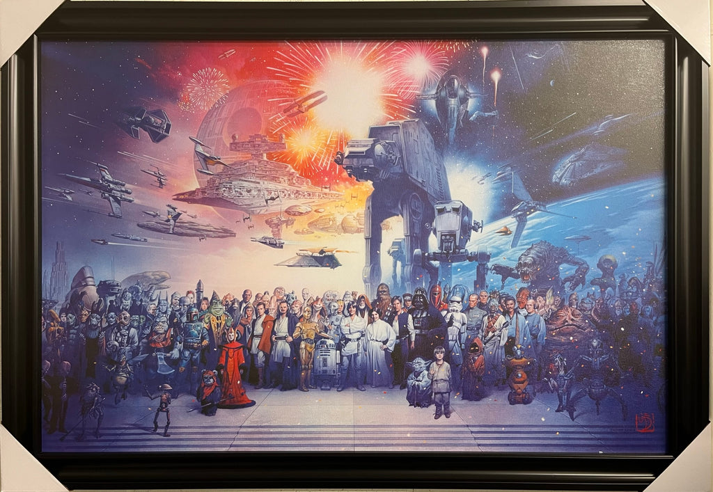 24"x36" Star Wars Characters Collage Artwork