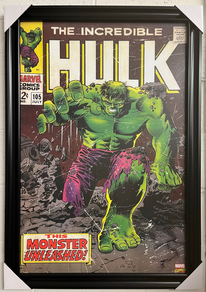24"x36" Marvel: The Incredible HULK - This Monster Unleashed!